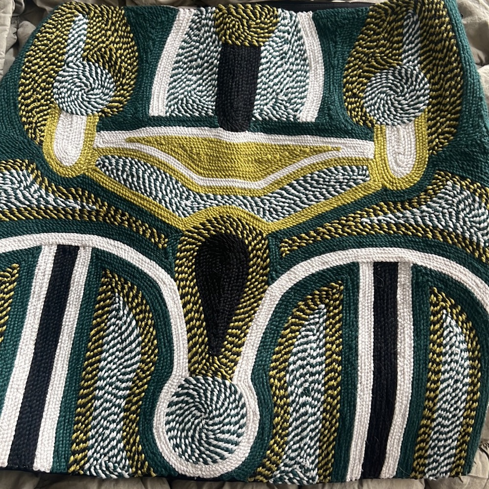 Real vintage green design mini skirt! - Picture 4 of 4